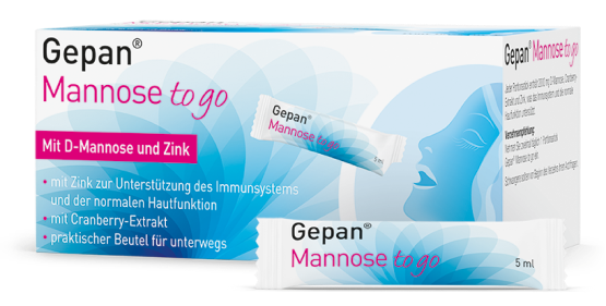Verpackung Gepan® Mannose to go von Pohl-Boskamp